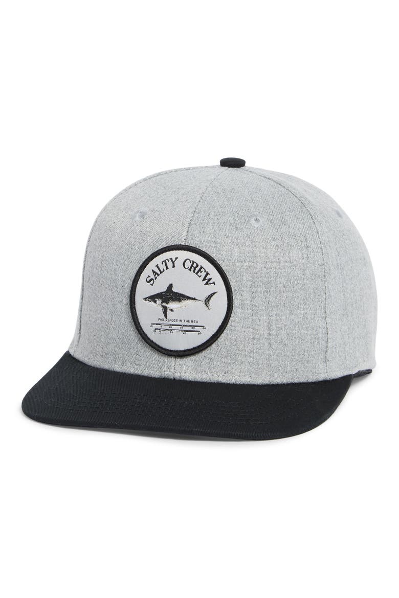 Kids' Bruce 6-Panel Snapback Baseball Cap, Main, color, GREY HEATHER