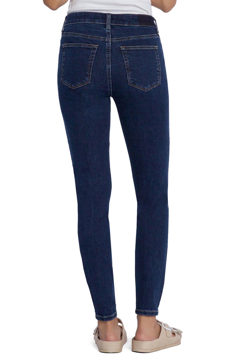 Brilliant High Waist Skinny Jeans, Alternate, color, VOYAGE