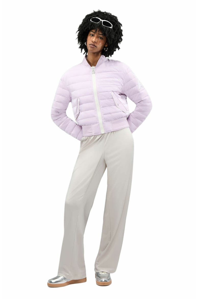 Women's Cluza Reversable Quilted Bomber Jacket, Alternate, color, Orchid Ice