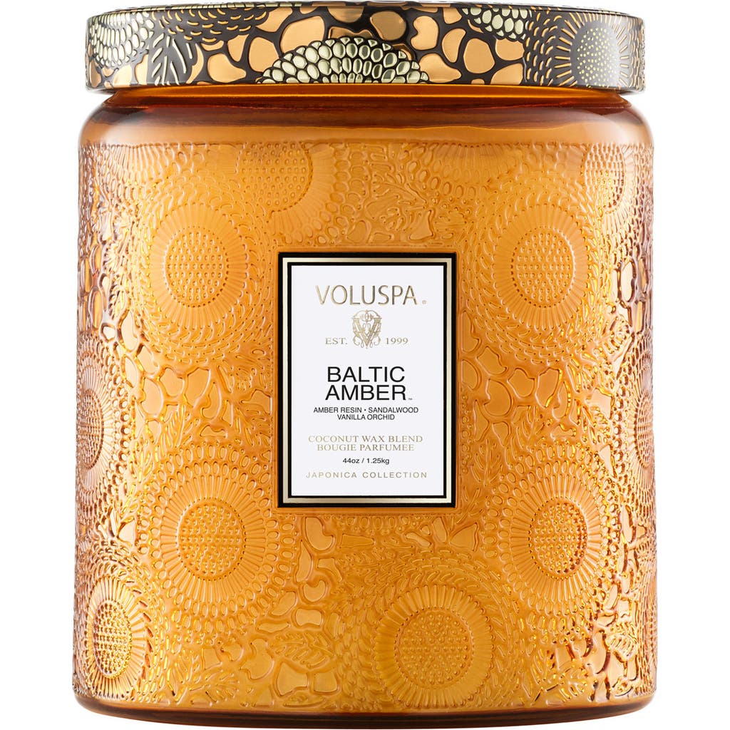 VOLUSPA VOLUSPA BALTIC AMBER LUXE JAR CANDLE