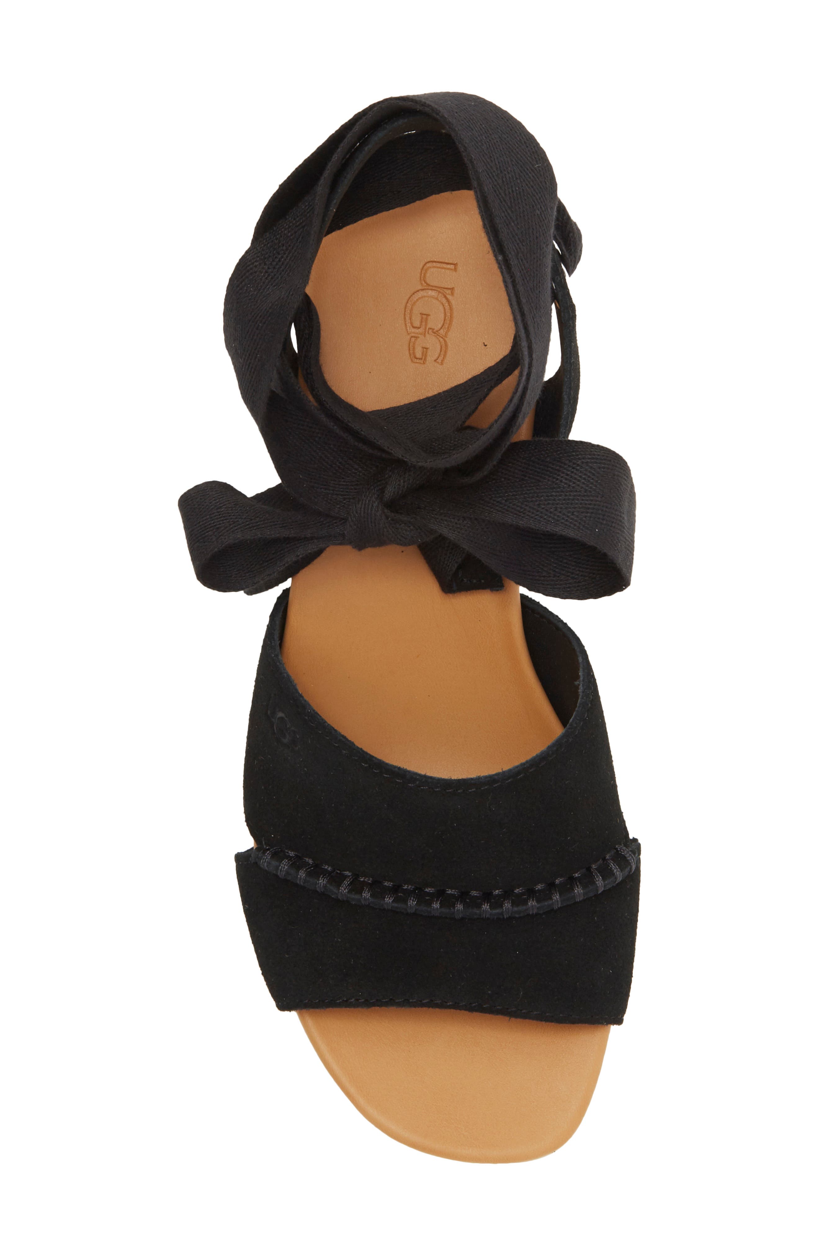 新作 UGG アグ Taia Ankle Tie Wedge Sandal 厚底 サンダル UGG Taia Ankle Tie Wedge Sandal - Slippers - BeyondStyle