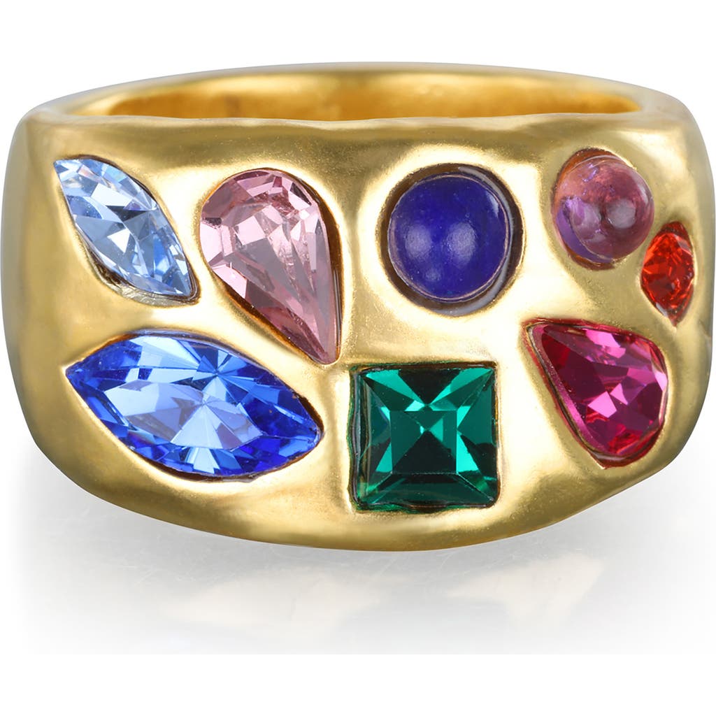 Sequin Theodora Ring In Gold