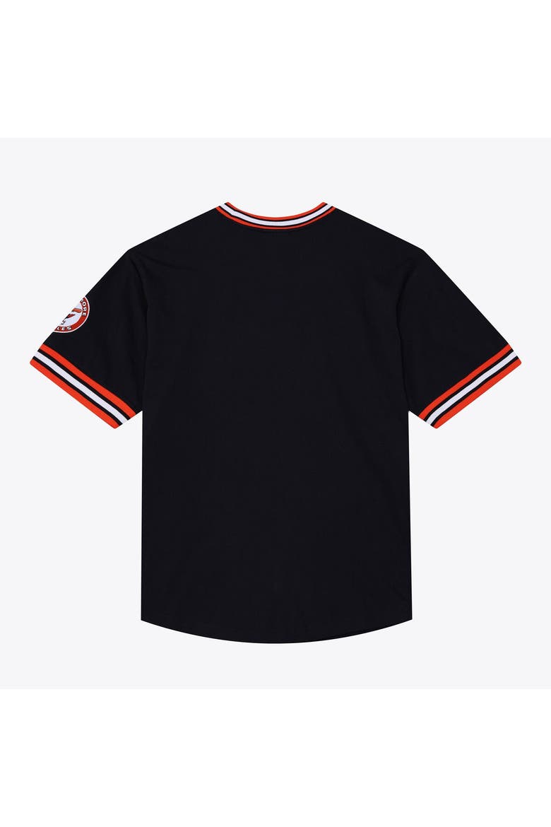 Men's Mitchell & Ness  Black Baltimore Orioles Wild Pitch Ringer T-Shirt, Alternate, color, Black