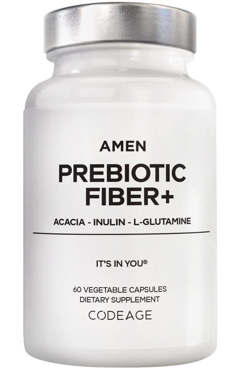 Prebiotic Fiber+, Organic Acacia Fiber & Chicory Inulin Supplement