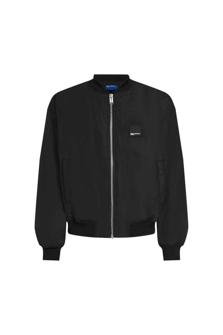 Men's Bomber Jacket, Alternate, color, Black