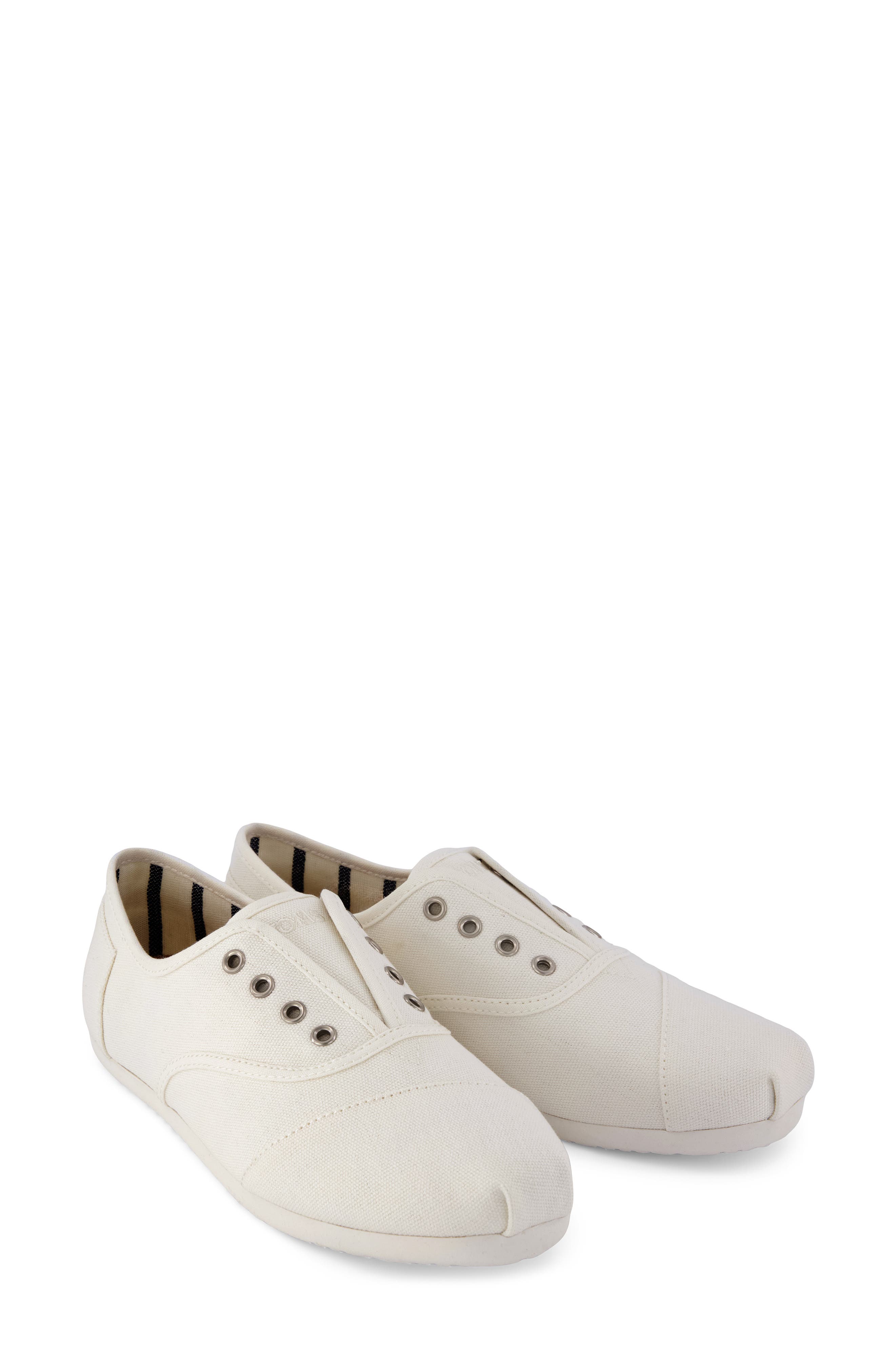 TOMS Cordones Plus Sneaker, Alternate, color, White