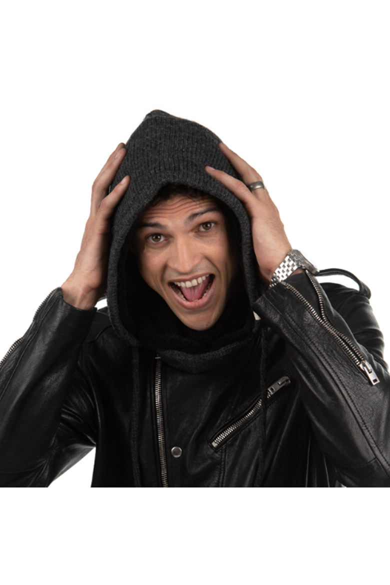 Hero Hood, Alternate, color, Black
