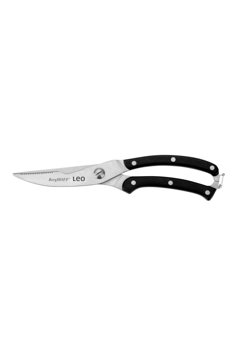 Stainless Steel Poultry Shears, Main, color, BLACK