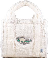 mimish Kids' Faux Shearling Tote