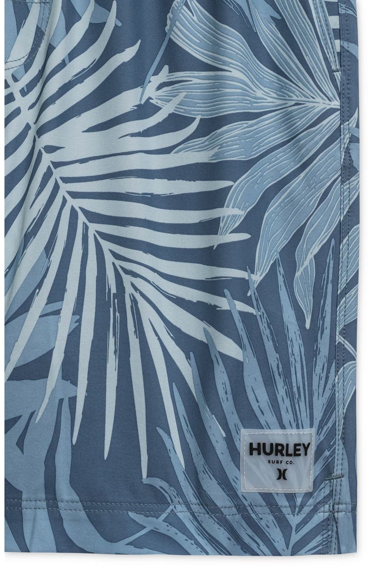 Tropic Ferns Volley Swim Trunks, Alternate, color, HYPNOTIC