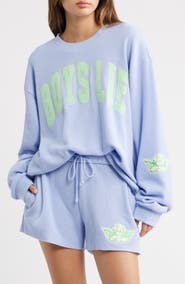 BOYS LIE Razzle Dazzle Graphic Waffle Sweatshirt
