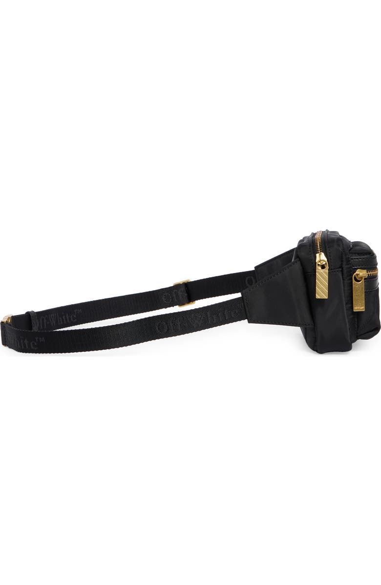 Off-White Waist Sling Bag, Alternate, color, Black