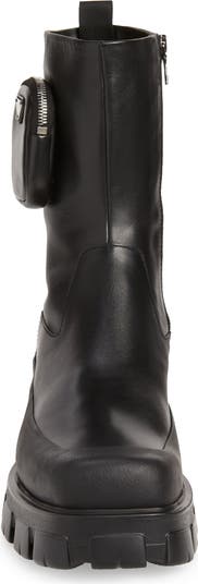 Prada Monolith Chelsea Boot with Pouch (Men) | Nordstrom