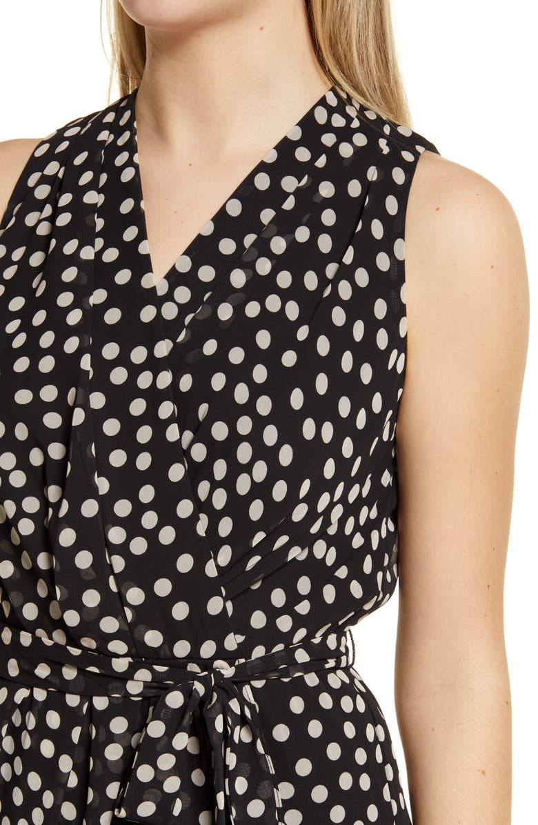 Donna Ricco Halter Neck High/Low Maxi Wrap Dress, Alternate, color, 