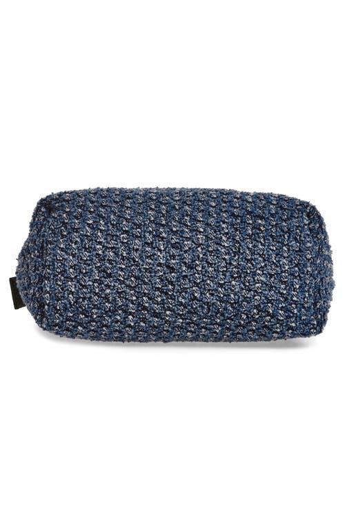 Sacai New Pochette Tweed Handbag In Indigo