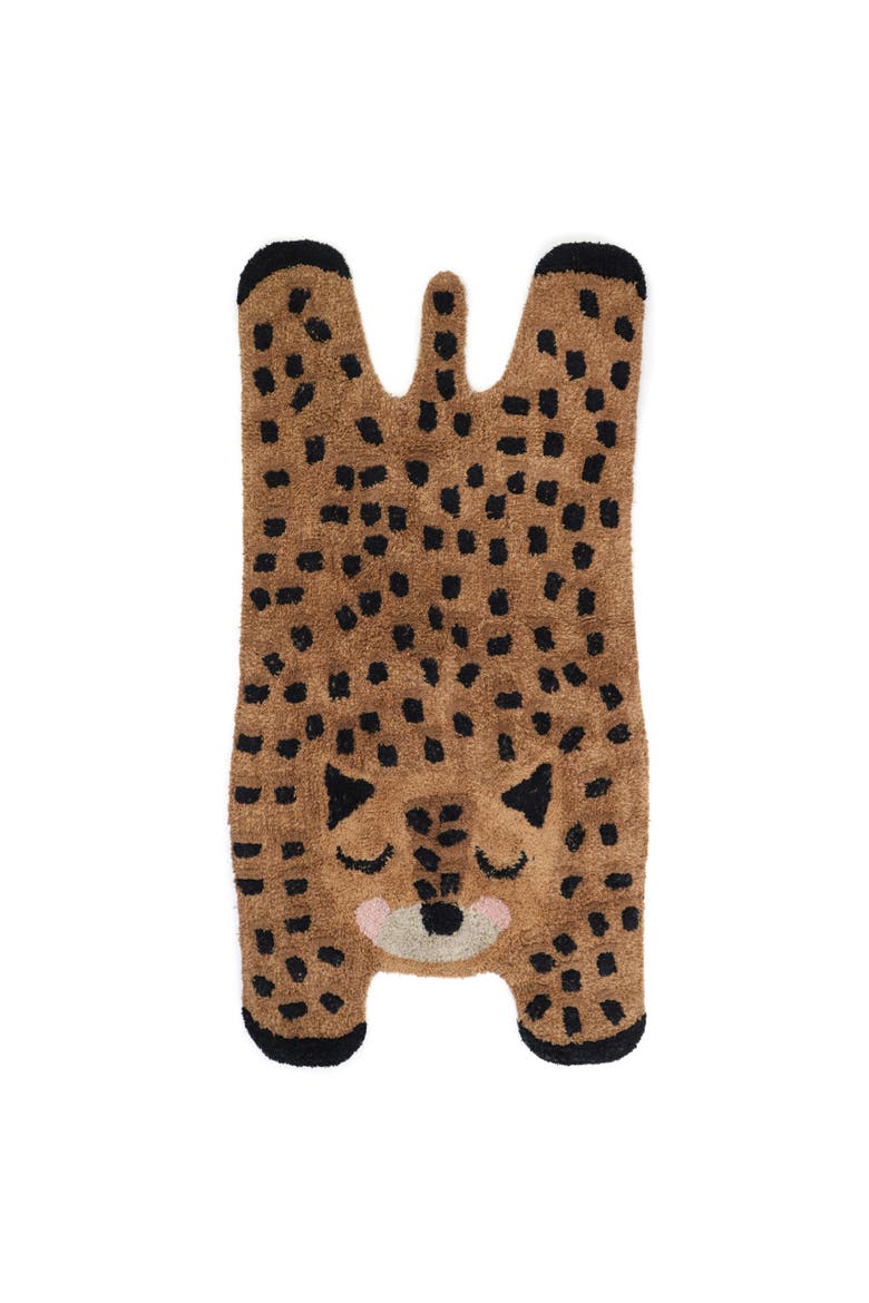Little Cheetah Rug, Main, color, BROWN