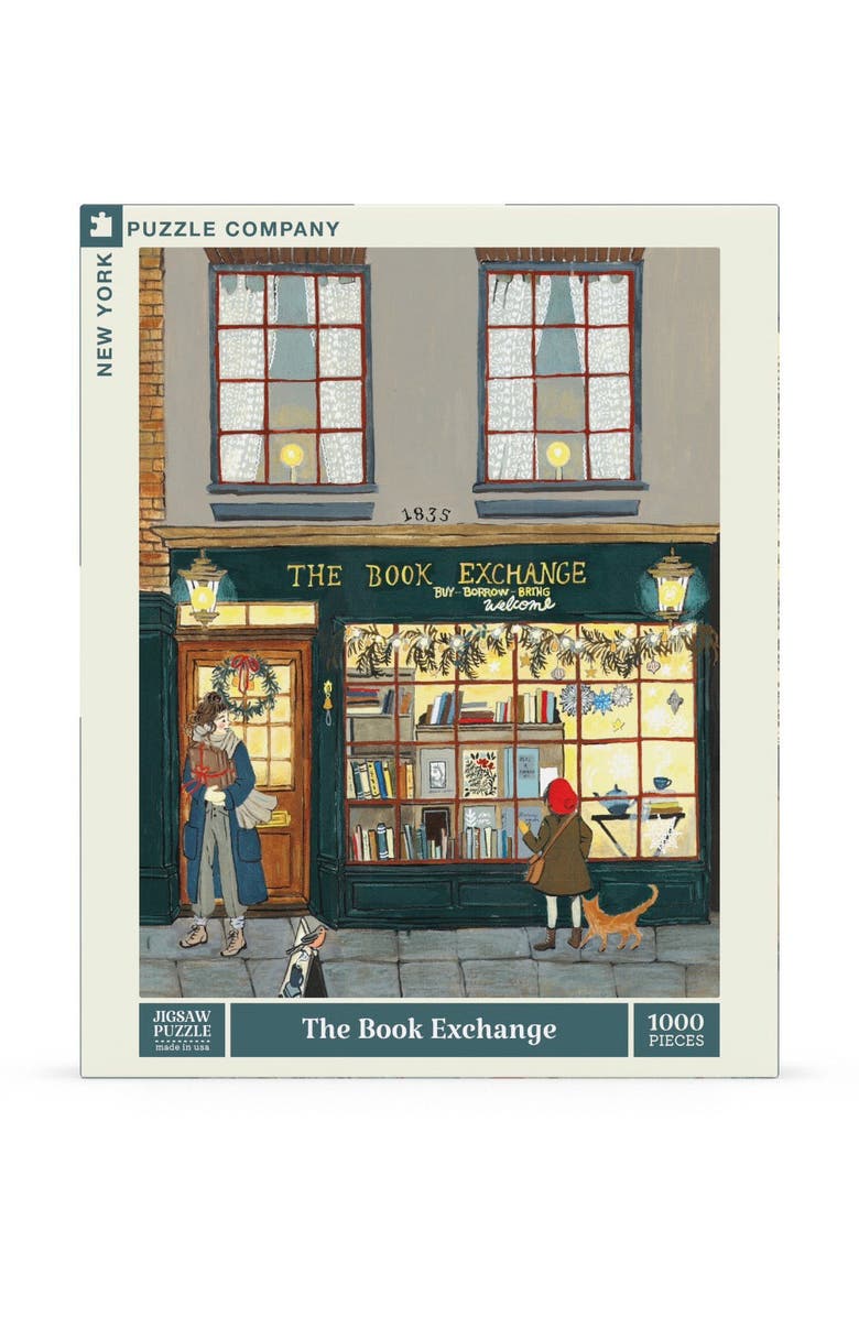 NEW YORK PUZZLE COMPANY The Book Exchange 1000 Piece Puzzle, Main, color, NO COLOR