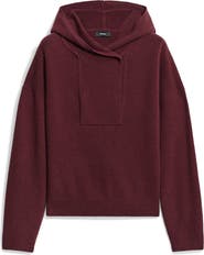 Theory Felted Wool & Cashmere Sweater Hoodie