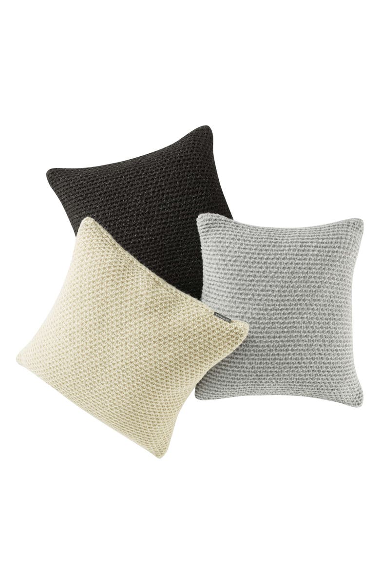 Vera Wang Marled Knit Accent Pillow, Alternate, color, 