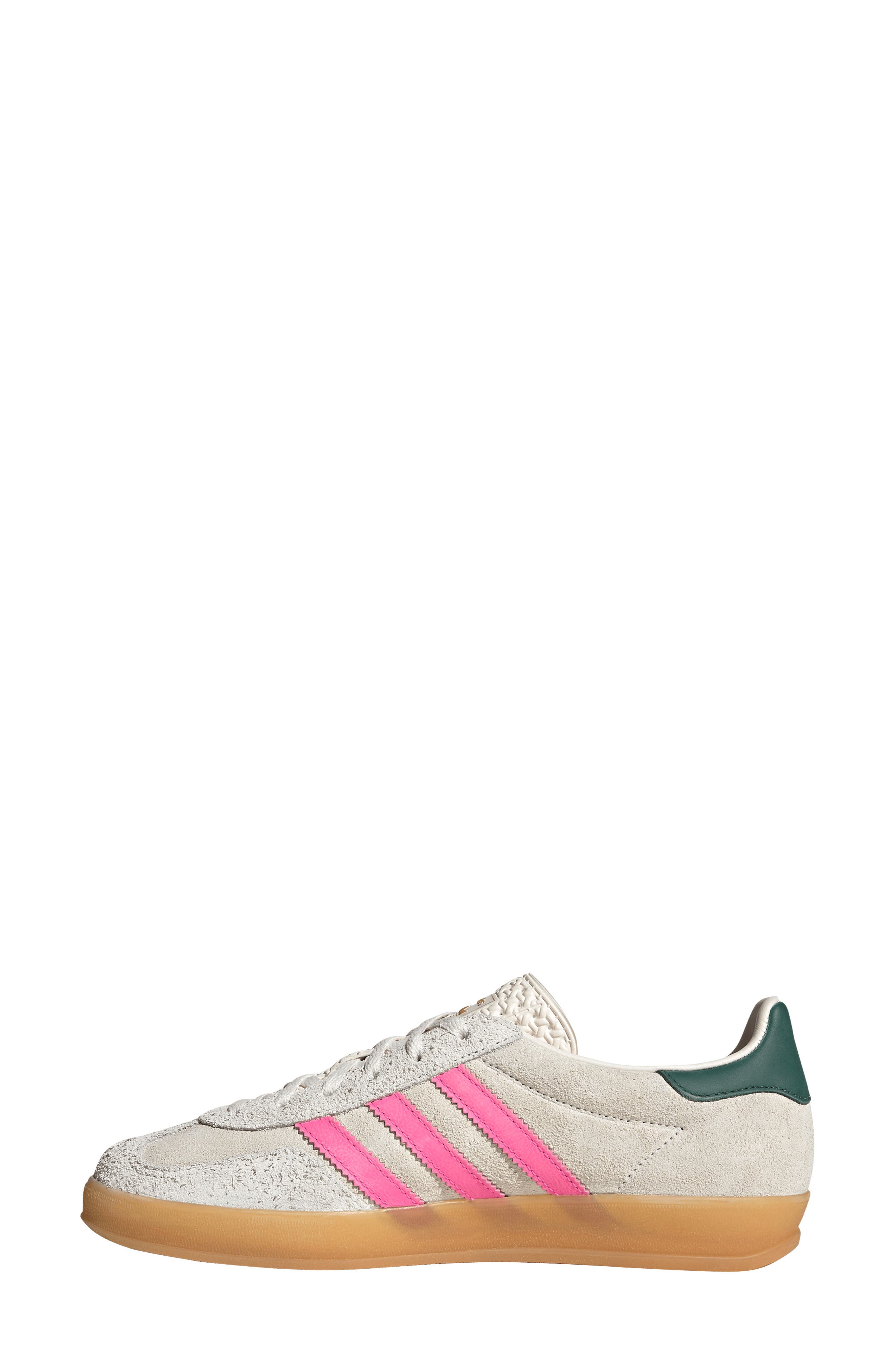 adidas Gazelle OG Sneaker, Alternate, color, Off White/ Lucid Pink/ Gum