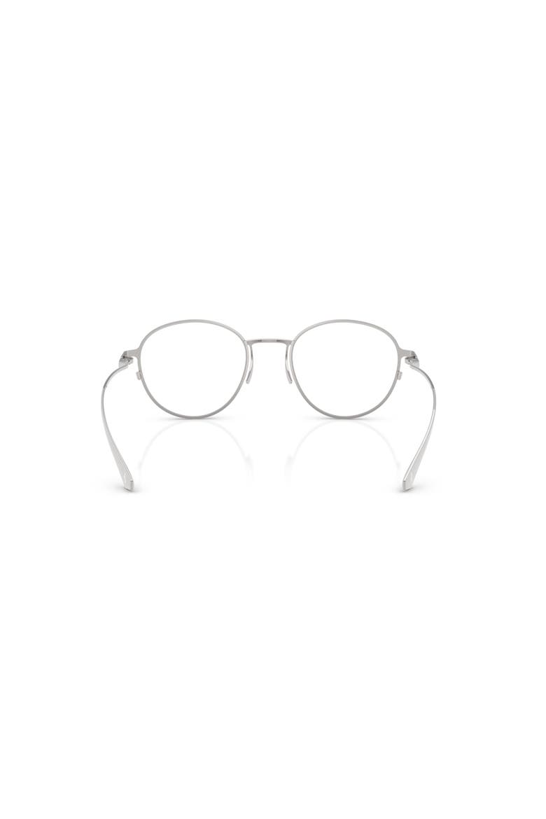 51mm Round optical glasses, Alternate, color, Silver