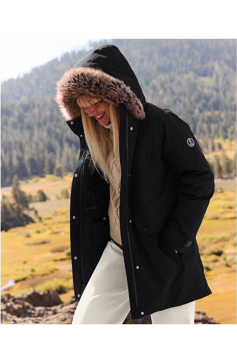 Lands' End Expedition Waterproof Down Winter Parka with Faux Fur Hood, Alternate, color,