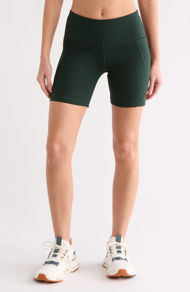 Sweaty Betty Power 6-Inch Biker Shorts, Main, color, Navy Blue