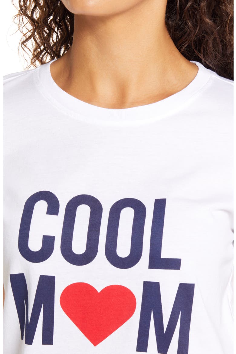 Cool Mom Graphic Tee, Alternate, color, WHITE- NAVY