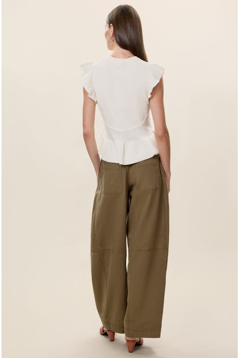 Edith Garment Dyed Jean, Alternate, color, Olive