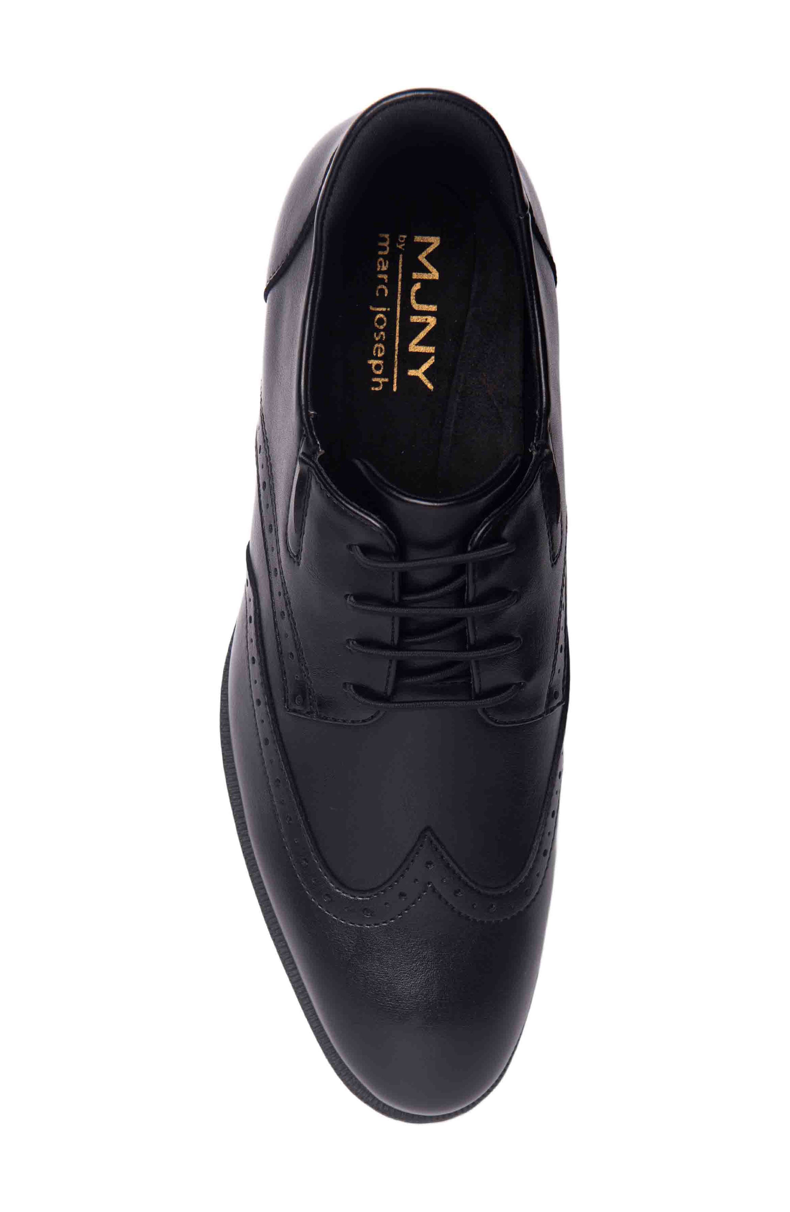 Marc Joseph New York Howard Street Wingtip Dress Oxford, Alternate, color, Black