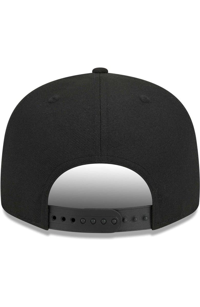 New Era Men's New Era Black Las Vegas Raiders Goth Side Script 9FIFTY Snapback Hat, Alternate, color, 