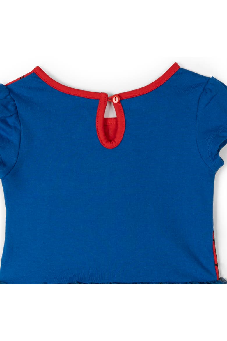 Spider-Man Cosplay Tutu Dress and Leggings Set, Alternate, color, Spider Man Red Blue
