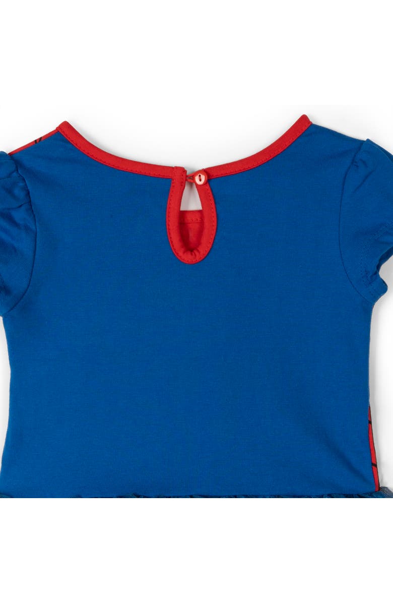 Marvel Spider-Man Cosplay Tutu Dress and Leggings Set, Alternate, color, Spider Man Red Blue