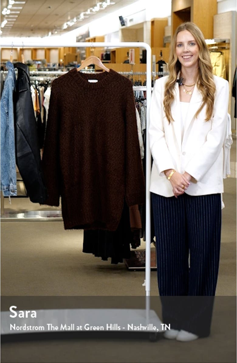 Long Sleeve Mini Sweater Dress, sales video thumbnail