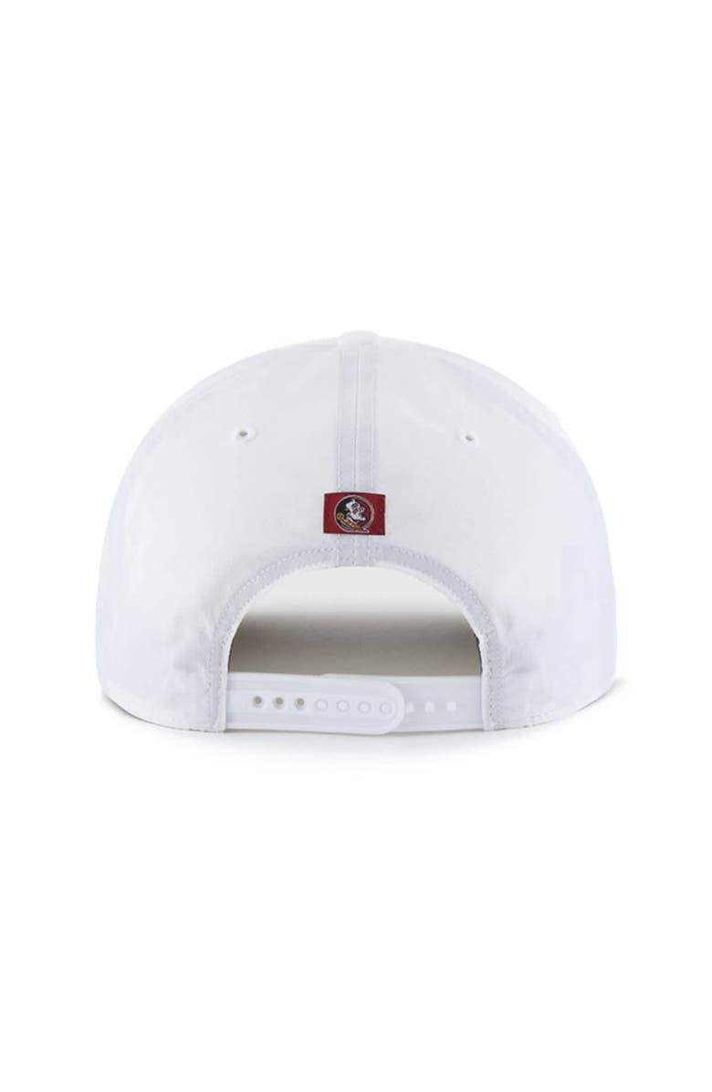 '47 Men's '47 White Florida State Seminoles Condor Hitch brrr° Adjustable Hat, Alternate, color, 