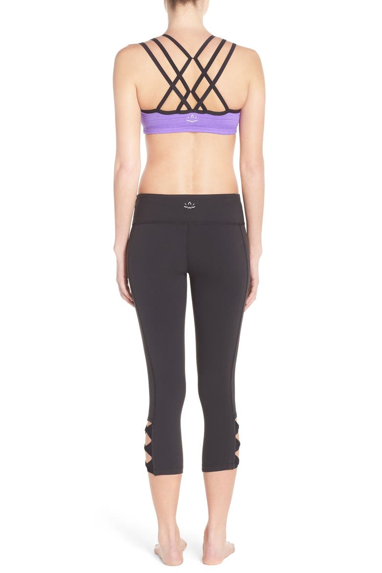 Side Twist Leggings, Alternate, color, BLACK
