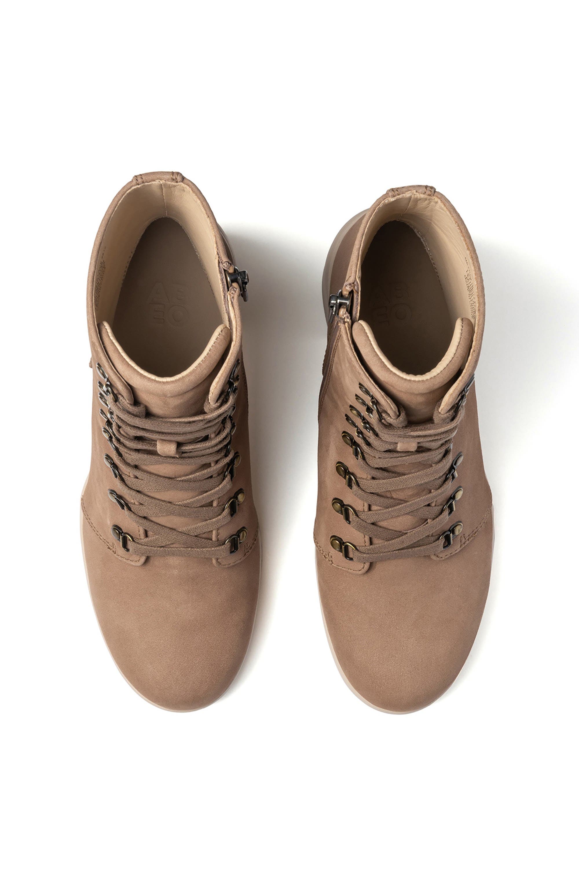 Metropolis Lace Boot, Alternate, color, Beige - Regular