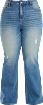 Bayeas High Waist Bootcut Jeans