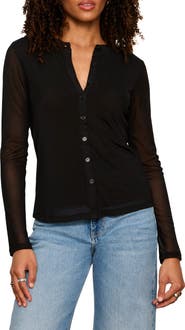 Sanctuary Mesh Sleeve Cardigan