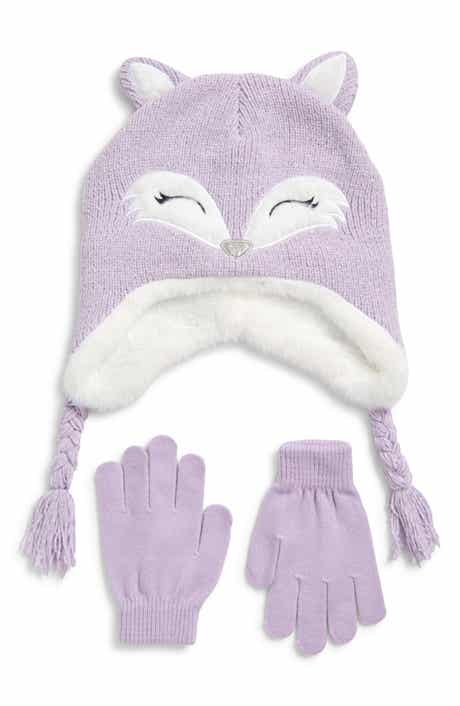 Capelli New York Kids' Happy Fox Earflap Hat & Gloves Set