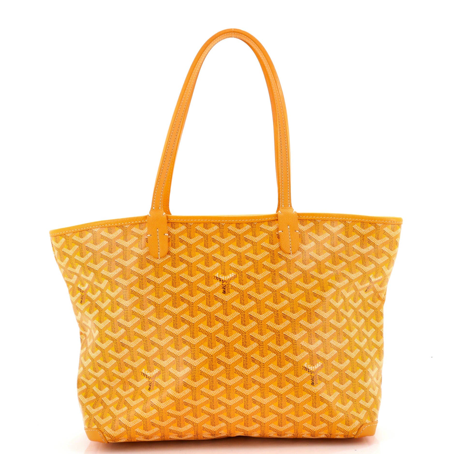 Artois Tote Coated Canvas PM, Main, color, Yellow