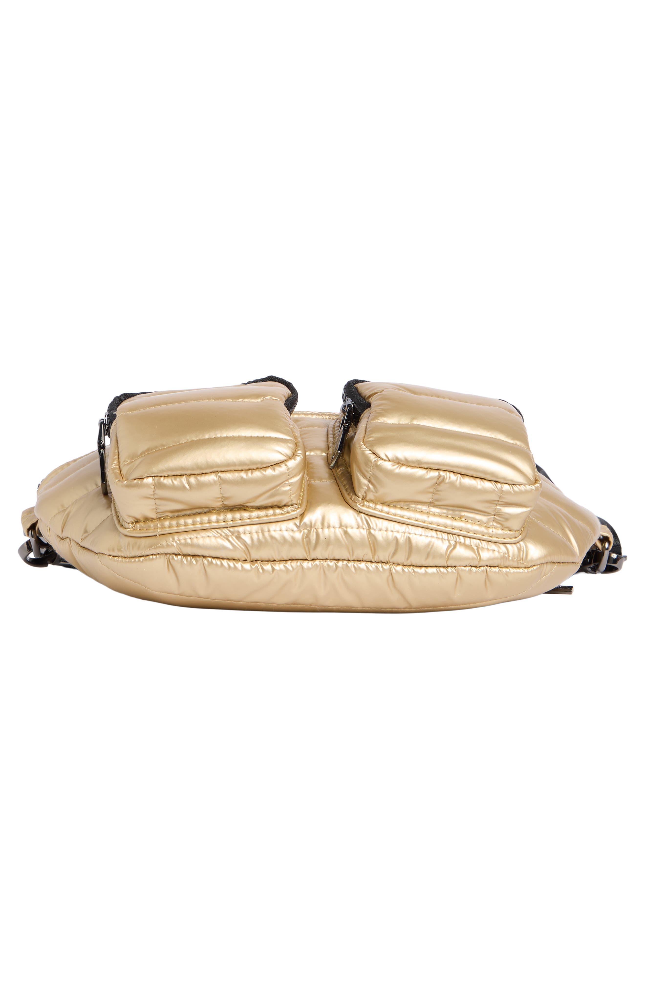 Double Down Crossbody Bag, Alternate, color, PEARL MINERAL GOLD