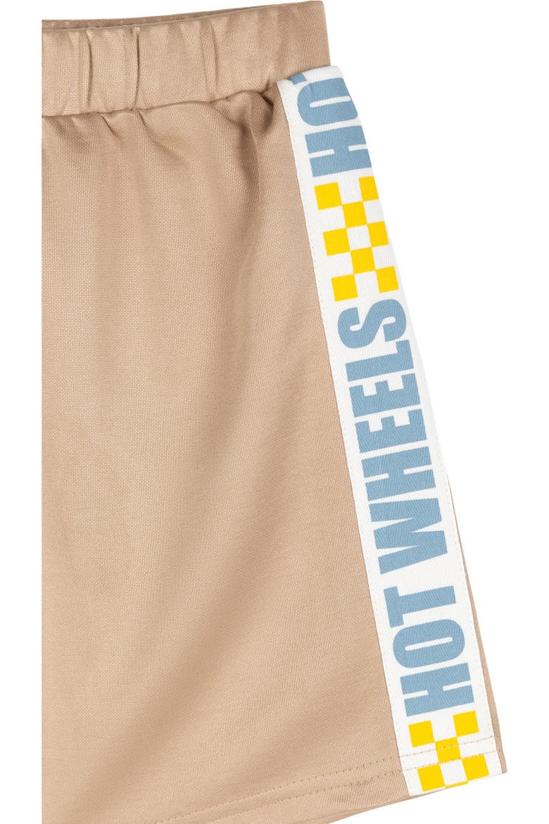 T-Shirt and Mesh Shorts Set, Alternate, color, Hot Wheels Blue Tan