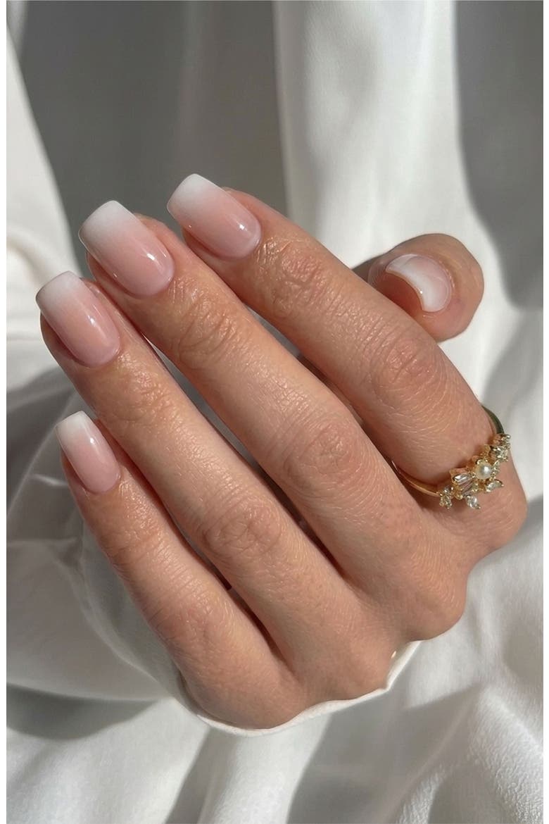 Vanilla Cream Square Press-On Nails, Alternate, color, Vanilla Cream