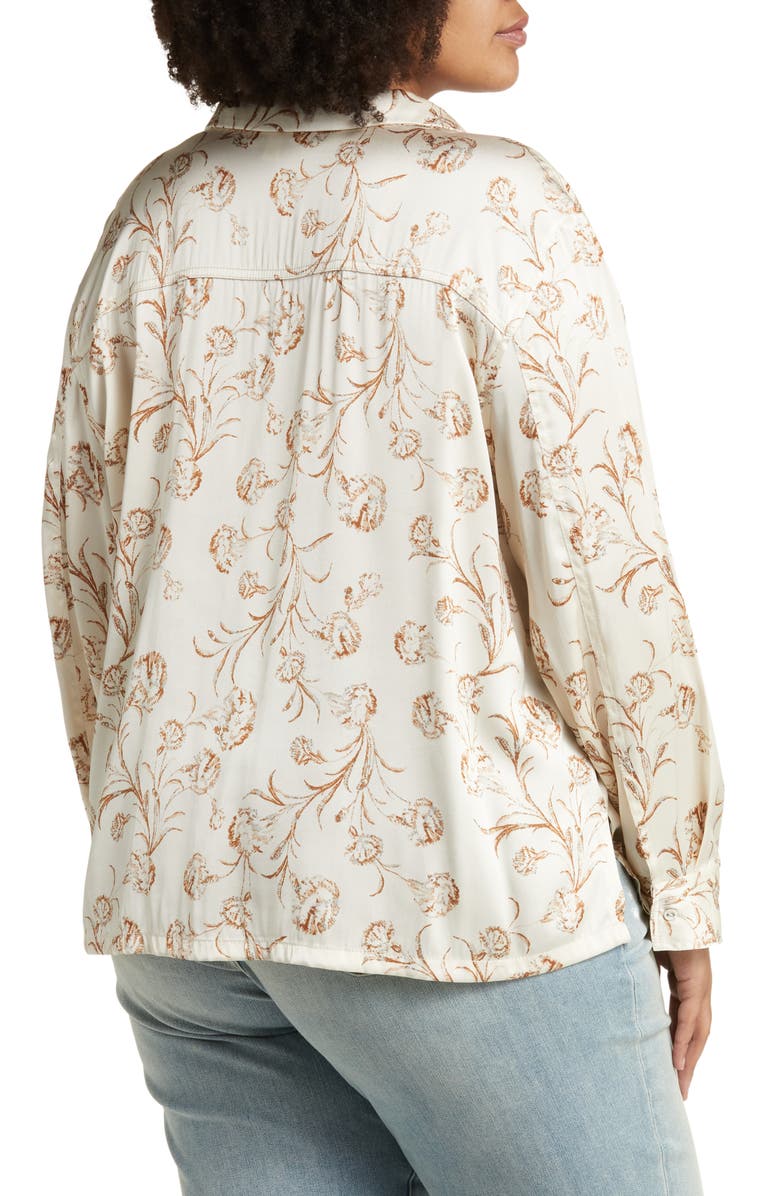 Treasure & Bond Floral Long Sleeve Button-Up Shirt, Alternate, color, 