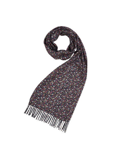 Floral Ditsy Scarf with Tassels