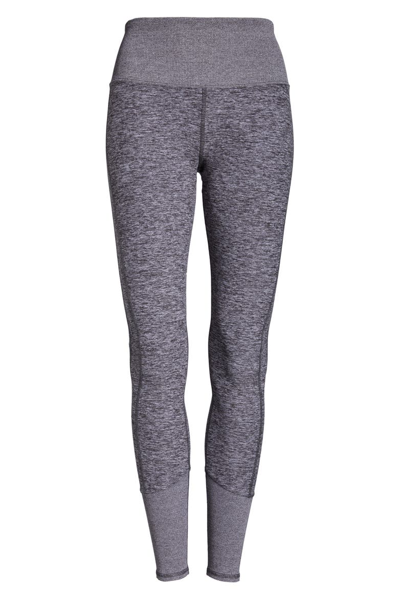 High Waist Lounge Leggings, Alternate, color, DOVE GREY HEATHER MLT