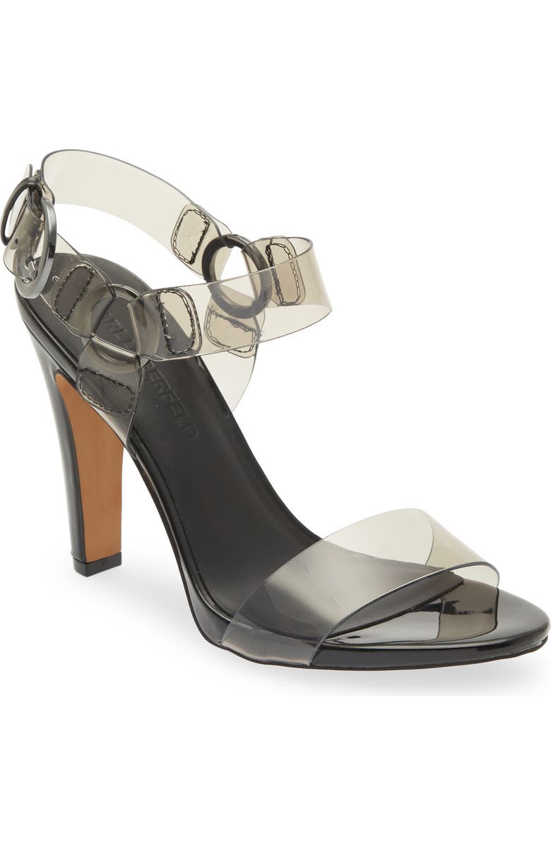 KARL LAGERFELD PARIS KARL LAGERFELD Cieone Sandal, Main, color, Smoke