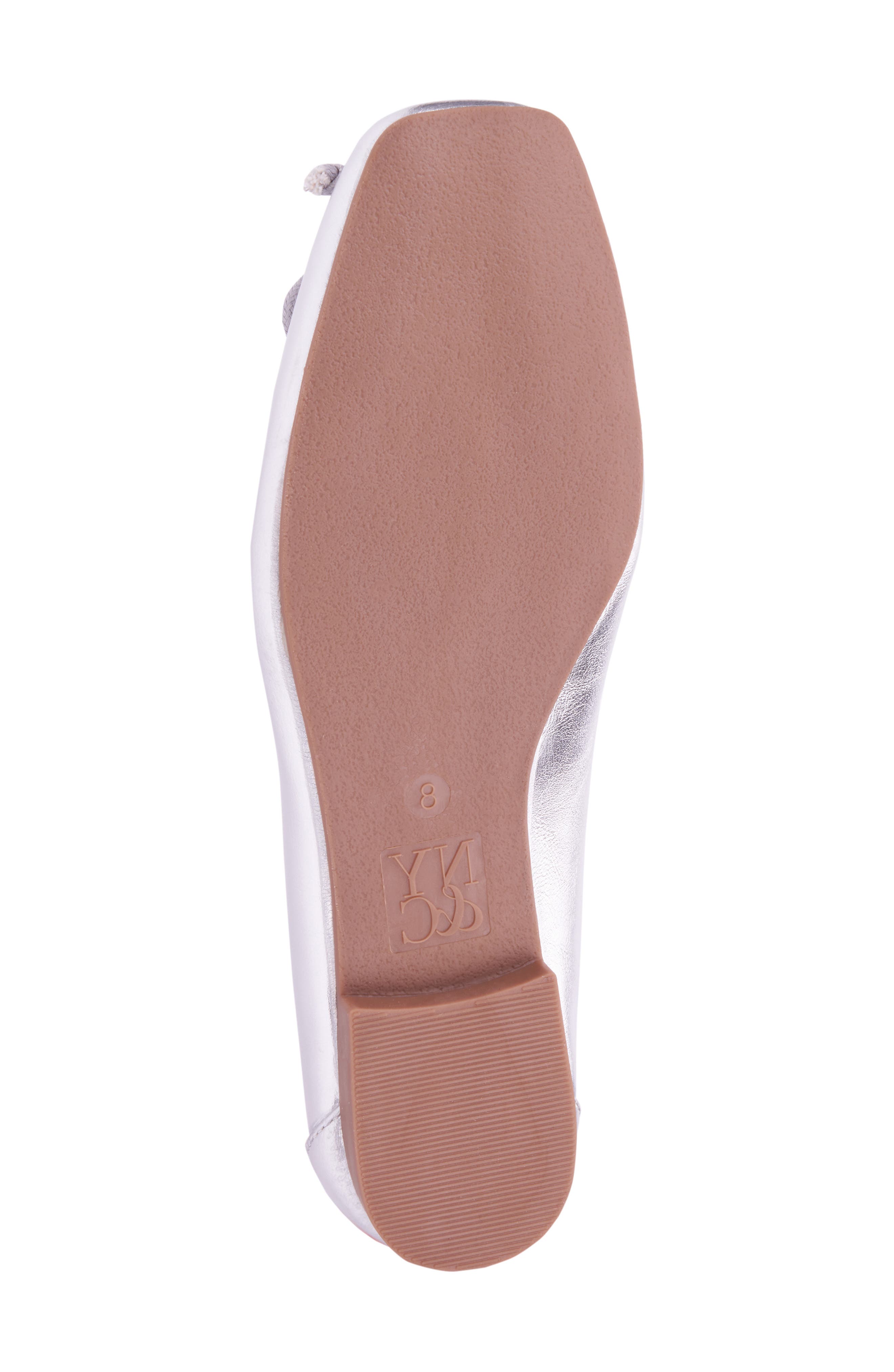 Paulina Ballet Flat, Alternate, color, SILVER