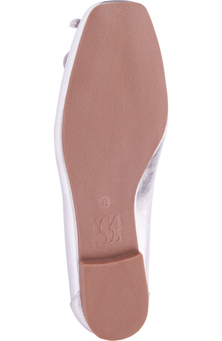 NEW YORK AND COMPANY Paulina Ballet Flat, Alternate, color, Silver